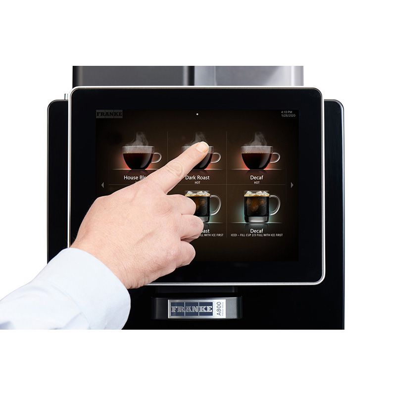 Franke A800 Fresh Brew Espresso Cappuccino Machine screen