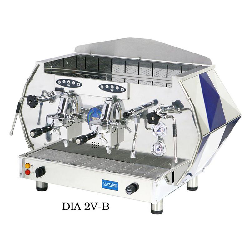 La Pavoni - Diamante Volumetric Espresso Machine blue